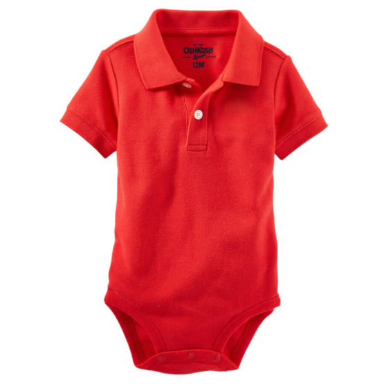 PIQUÉ POLO BODYSUIT